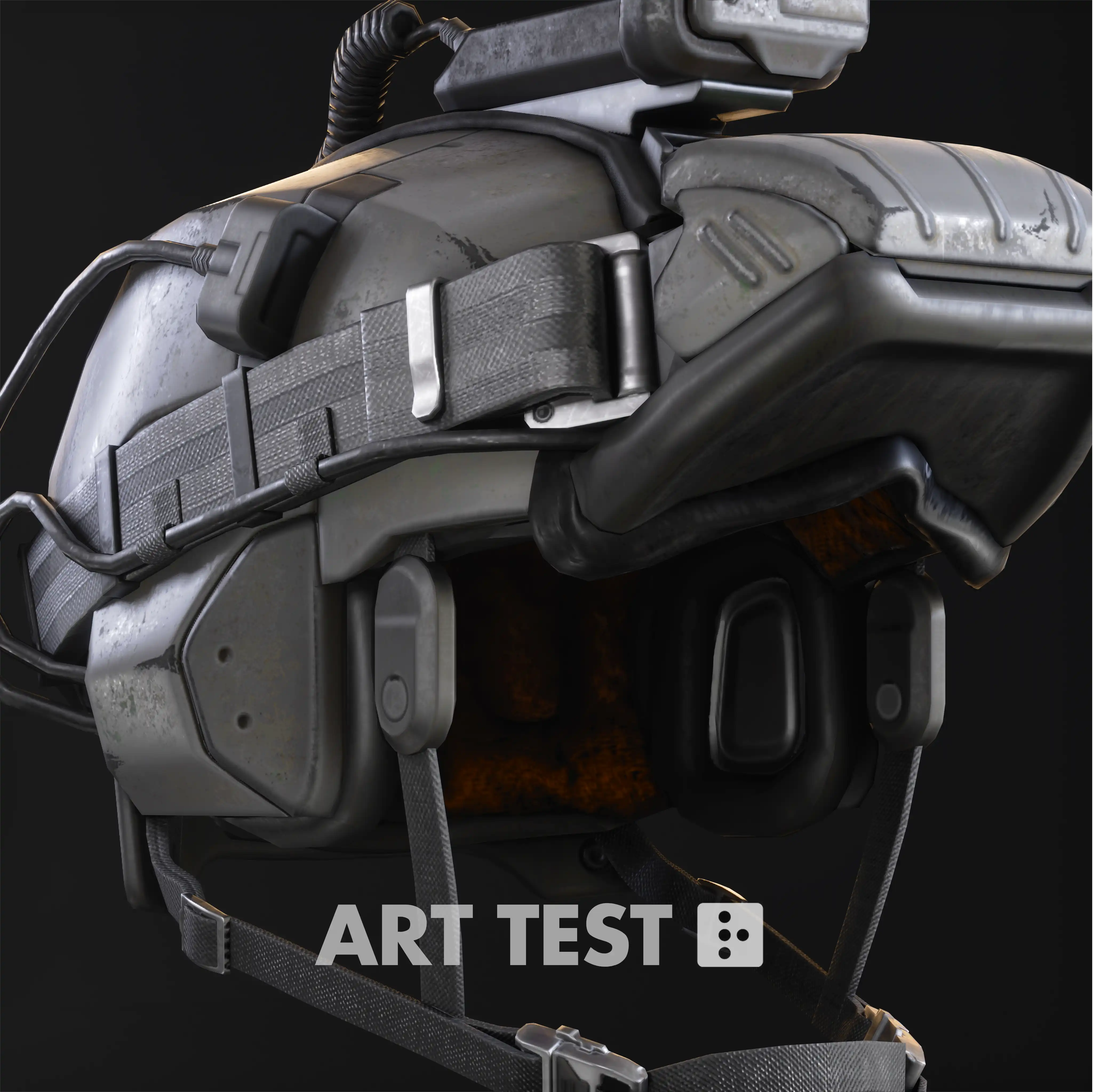Helmet (Game Ready) - Respawn Art Test